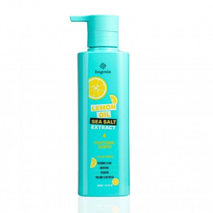 Шампунь для волосся Lemon Oil & Sea Salt Shampoo Bogenia BG440.001