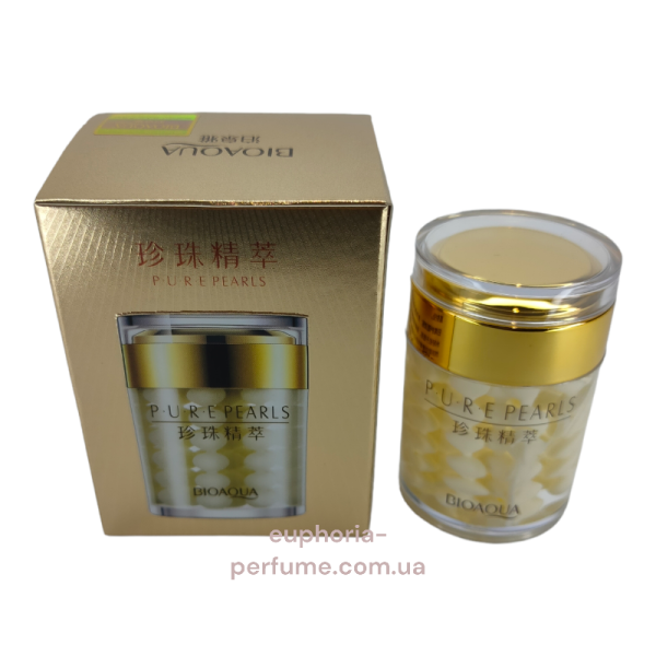 Зволожуючий крем з натуральною перловою пудрою Bioaqua Pure Pearls Cream 60 грам